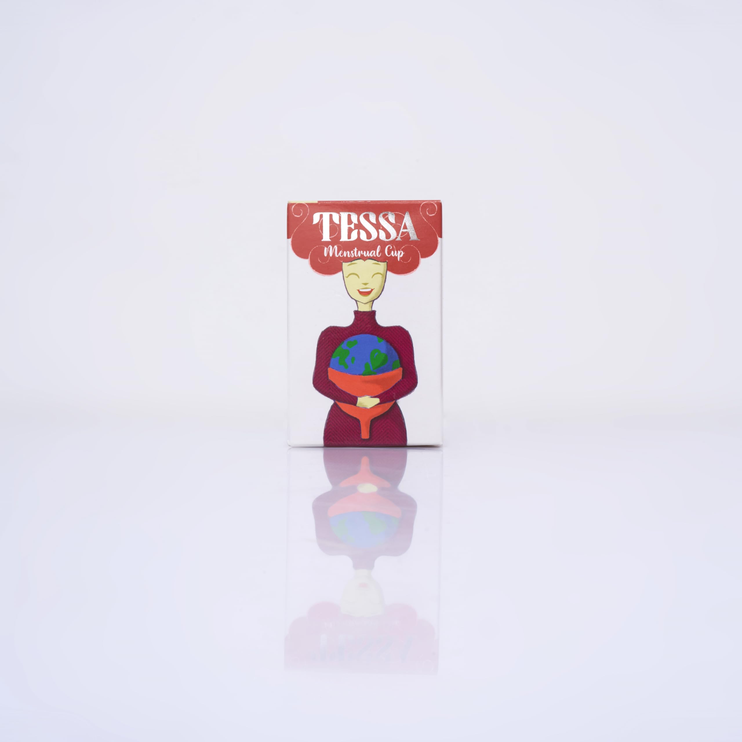 TESSA Reusable Menstrual Cup for Women – Small | 100% Medical Grade Silicone | BPA Free | Made in India | Leak-Proof Up to 10 Hours | Rash & Odour Free | Eco-Friendly Period Cup (Orange) 4
