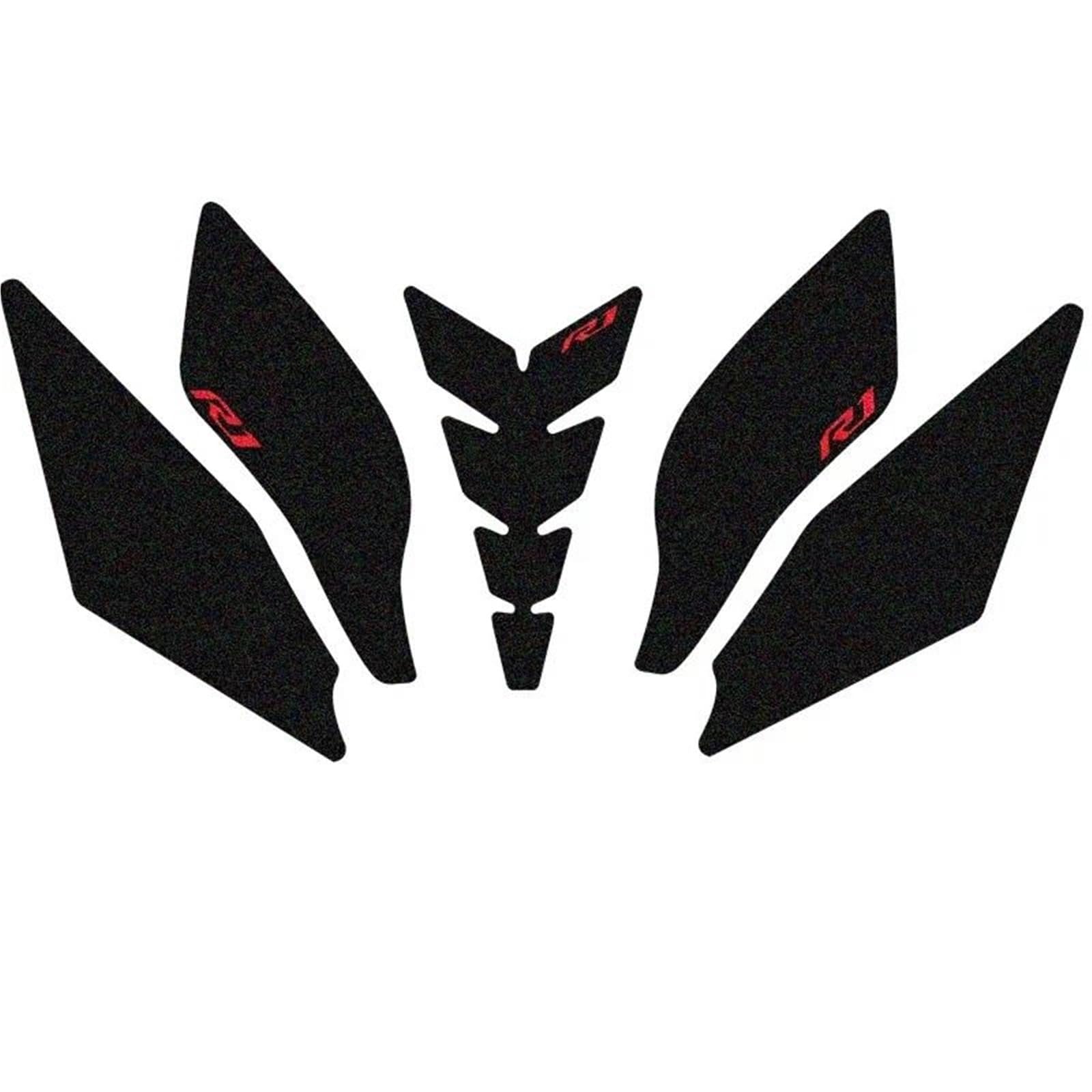 Ysdsls Color3 Motorcycle Side Fuel Tank Pads Protector Stickers Grip Traction Pad For Yamaha Yzf R1 R1m Yzfr1 2015-2021(Color3)