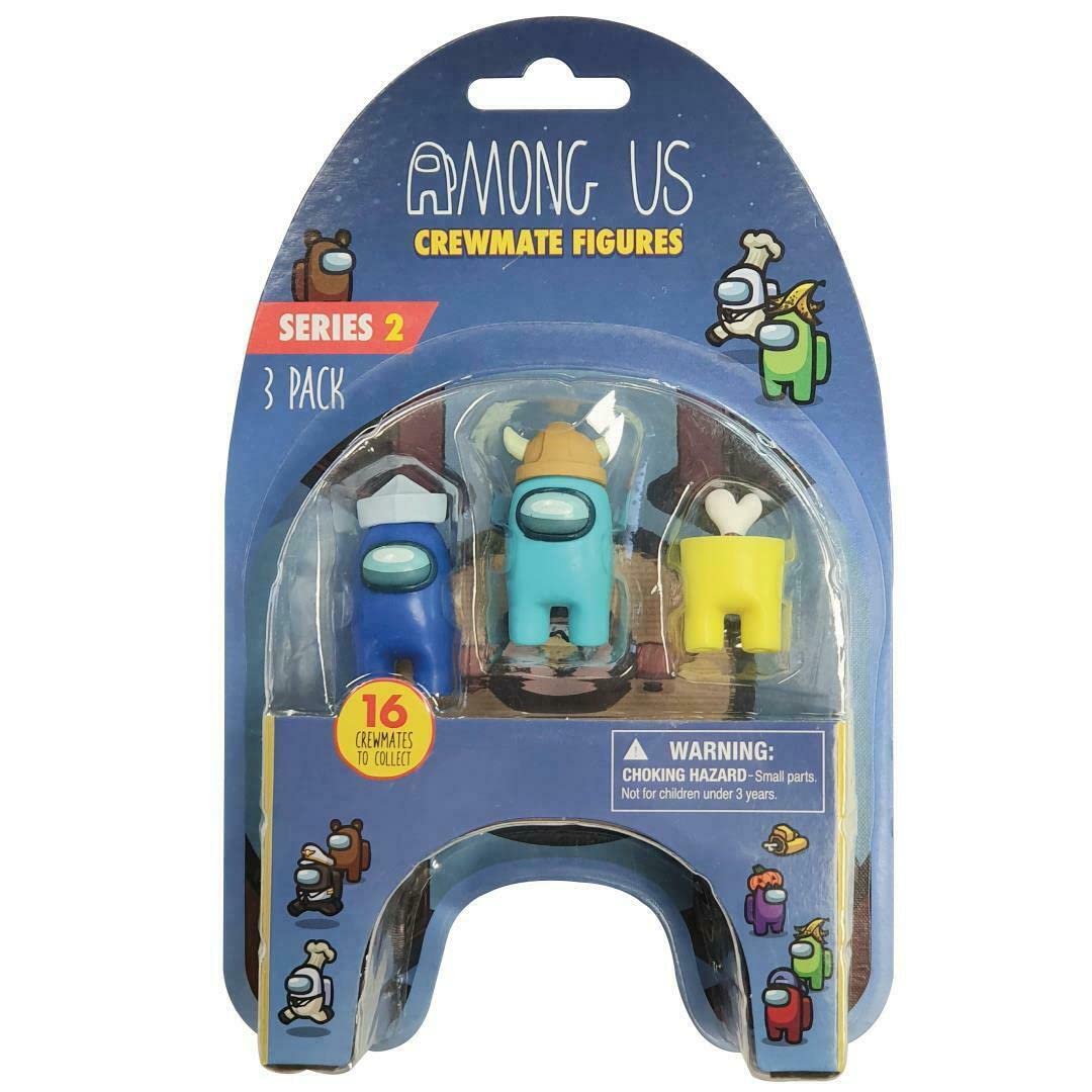 Among Us 3-Pack of Crewmate Figures (Set 4)