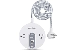 Power Strip with USB C 490J Surge Protector, USB Charger Power Strip