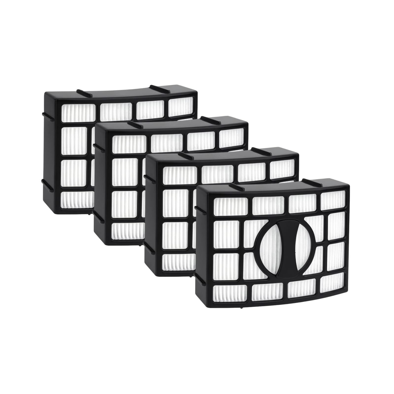 Nispira XHEPA560 - Filtro HEPA de repuesto para aspiradoras verticales Shark CU530 NV431 QU573QBL QU573QGN QU573QRD UV650 UV725 ZU560 ZU561 ZU562 ZU572 ZD201, 4 unidades