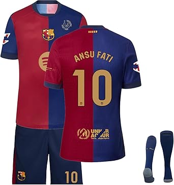 FCバルセロナ ANSU FATI 10番 ユニフォーム FC Barcelona ANSU FATI 10 シャツ Barcelona Home Match Jersey