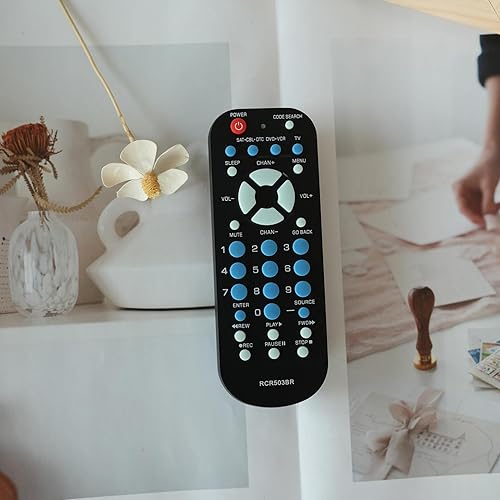 Miniatura 4 de Mando a distancia universal de 3 dispositivos RCR503BR sub RCR503BE RCR503BZ Compatible para la mayoría de las principales marcas remotas TV DVD o