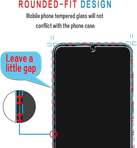 Miniatura 12 de Slanku Paquete de 3 protectores de pantalla para Samsung Galaxy S20 FE, vidrio templado S20 FE 5G, compatible con lector de huellas dactilares, sin