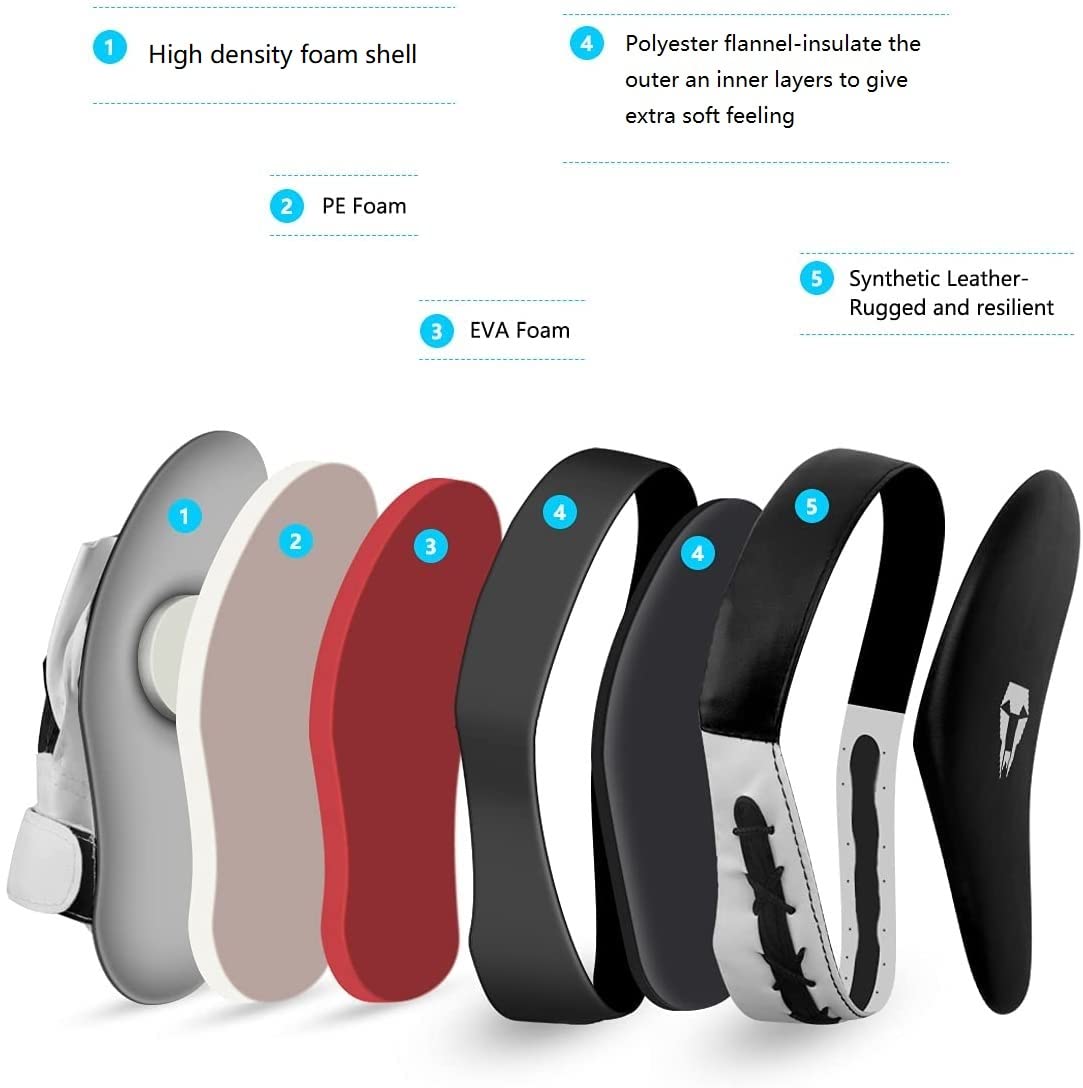 LangRay Pattes d'ours Boxe Muay Thai Paos Frappe Cible Boxing Pads pour Entraînement de Boxe Taekwondo Sport de Combat
