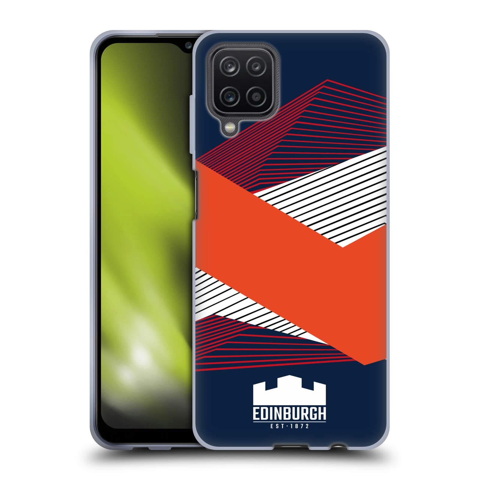 Carcasa Samsung Galaxy A12 evita arañazos diseño Edinburgh Rugby 7