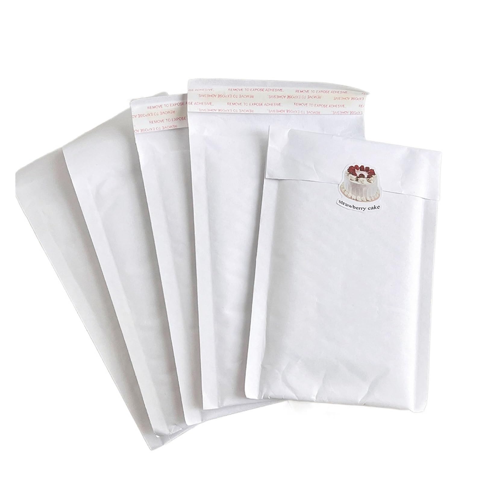 CHENYUEFA Bubble mailers Bubble Wrap White Bubble 10Pcs Envelopes Kraft Paper Bubble Envelope Shockproof Self-Sealing Filled Envelope Gift Bag Shipping Packages Packaging