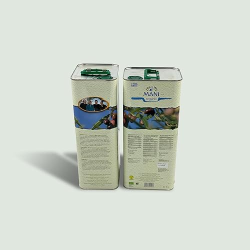 Miniatura 4 de Mani Blauel Aceite de oliva virgen extra orgánico, aceite de oliva griego prensado en frío Grecia, alto en polifenol, aceite de cocina