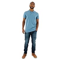 Tommy Jeans Maglietta Polo Maniche Corte Uomo Slim Fit, Blu (Colorado Blue)