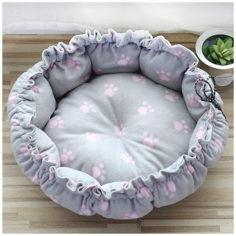 YOUCAI Dog Bed Washable, Soft Cosy Dog Sofa Bed Puppy Bed Cat Sofa Bed for Small Medium Large Pets, Soft Cushion Round Nesting Cave Bed,01,70cm