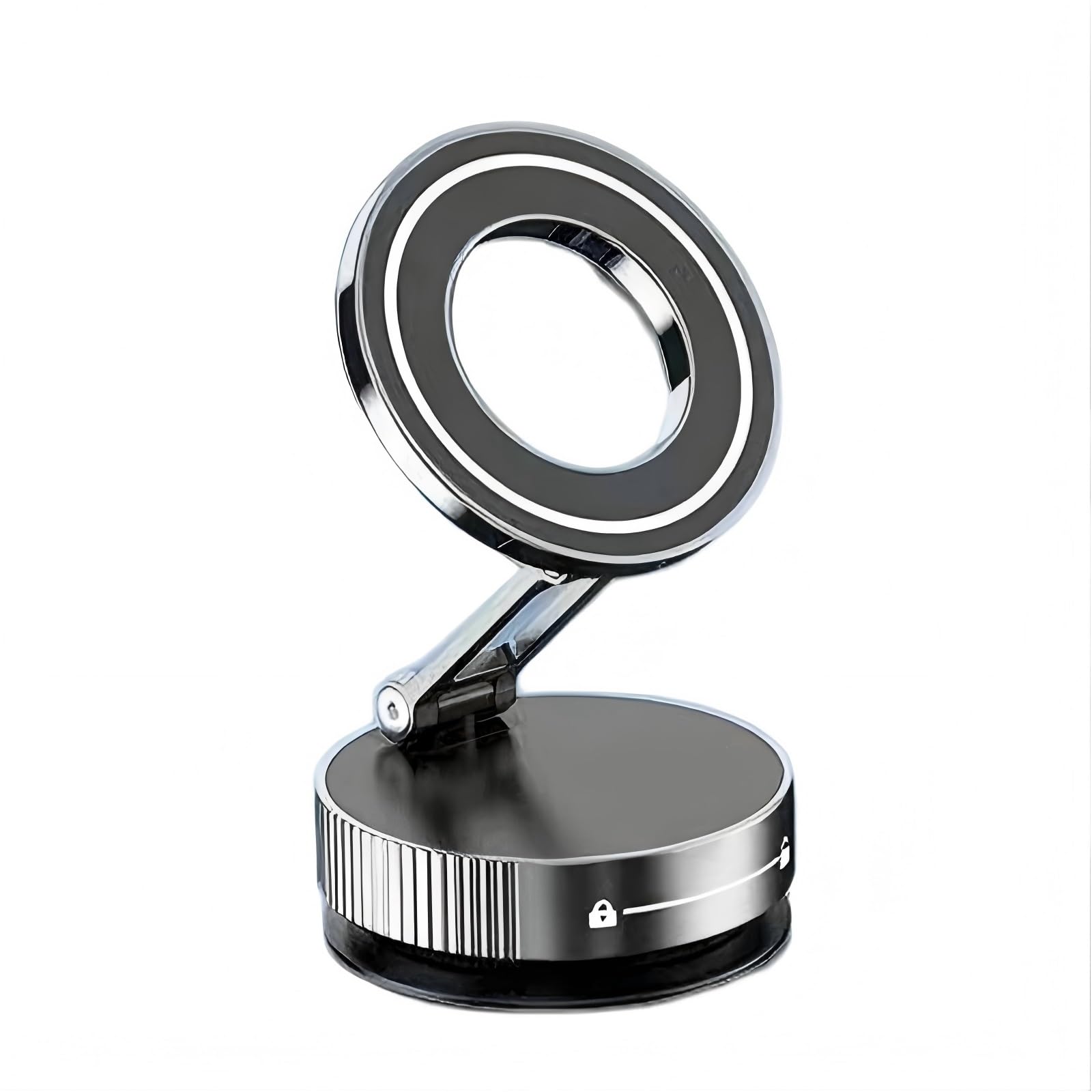 GAOLINGS Car Phone Holder All-Metal Construction Car Phone Mount 360 Rotating with Magnetic Force Vehicle Mount Strong Suction