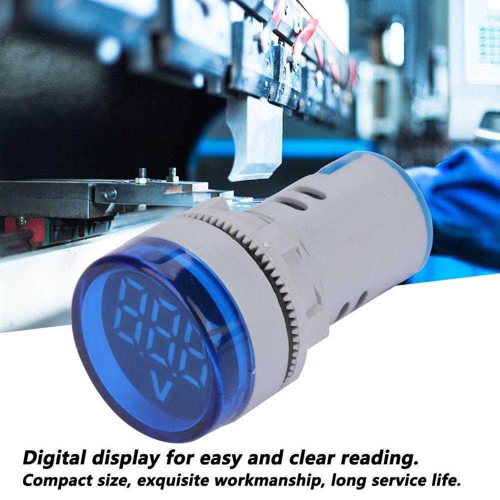 Voltmetro Digitale DC 7-100V Blu LED Per Batteria Auto 12V E Litio