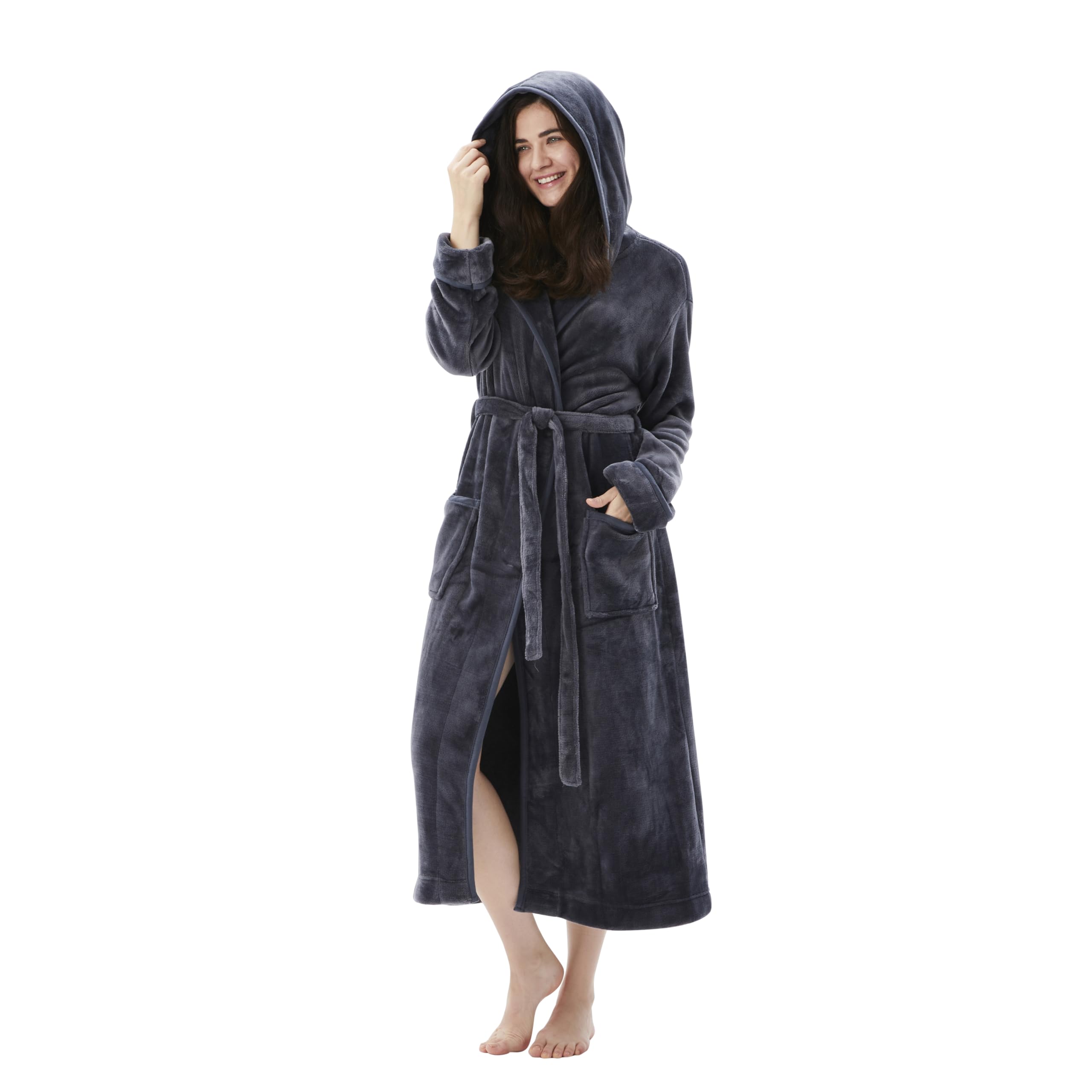 COOVA Premium Robe for Women – Plush Soft Robe, Fluffy, Warm, Long Fleece Bathrobe