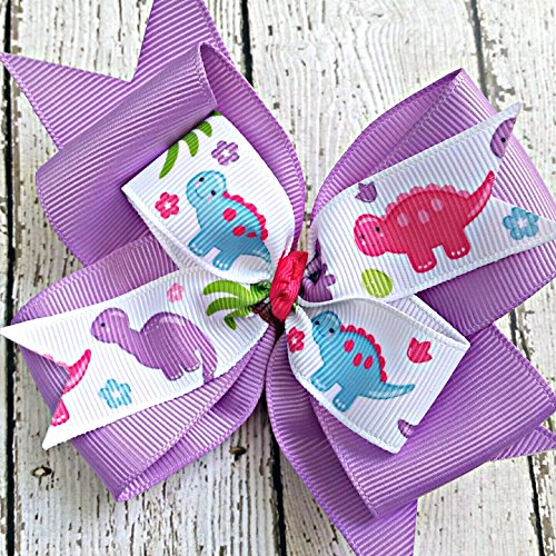 Dinosaur hair bow Clearance