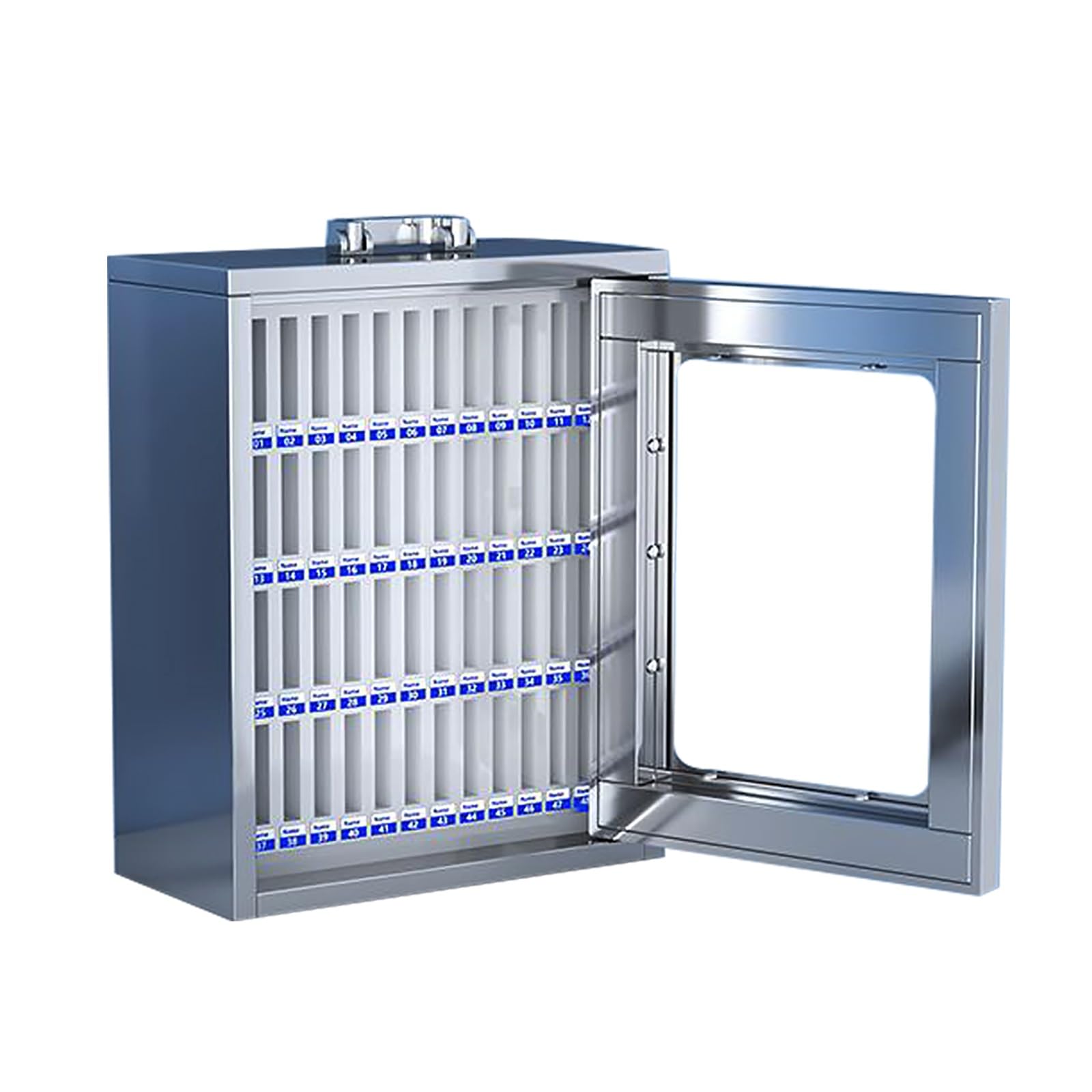 Cassetta Di Sicurezza Per Telefono Da Parete In Acciaio Inossidabile - Deposito Sicuro Per Scuola, Fabbrica E Azienda - Dimensioni: 36X19X49 Cm, 48X19X49 Cm, 27,5X19X37 Cm, Un Colore, 40X19X49 Cm/16X