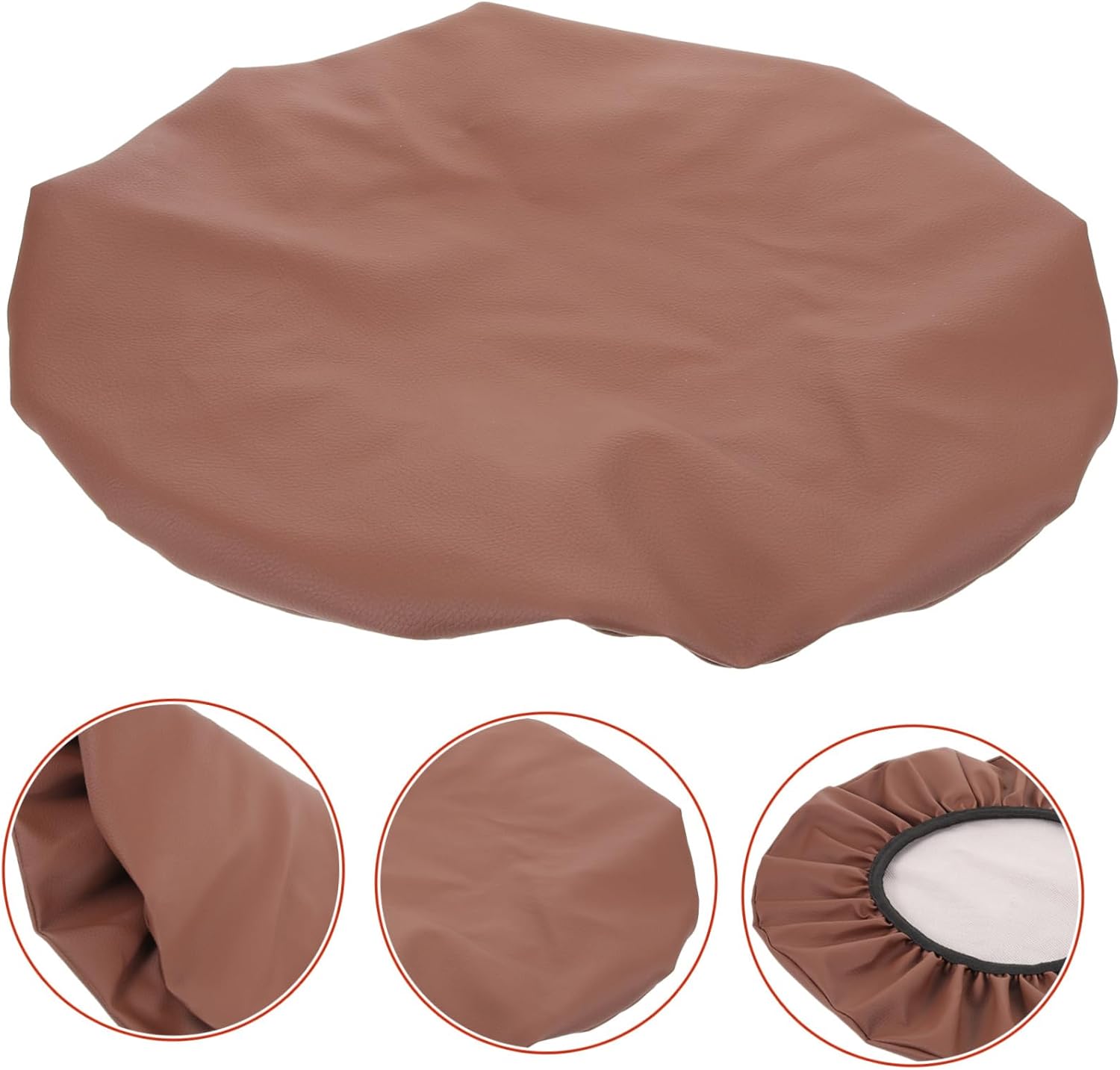 ABOOFAN 5pcs Print Round Stool Cover Padded Round Bar Stool Seat Stretchy Chair Covers Pad Home Decor