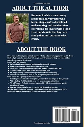 611QbUc17QL. SL500  - THE COMPLETE MULTIFAMILY REAL ESTATE INVESTING GAME PLAN: A Proven Path to Passive Income, Long-Term Wealth, And Financial Freedom Without Chasing Deals or Taking Big Risks