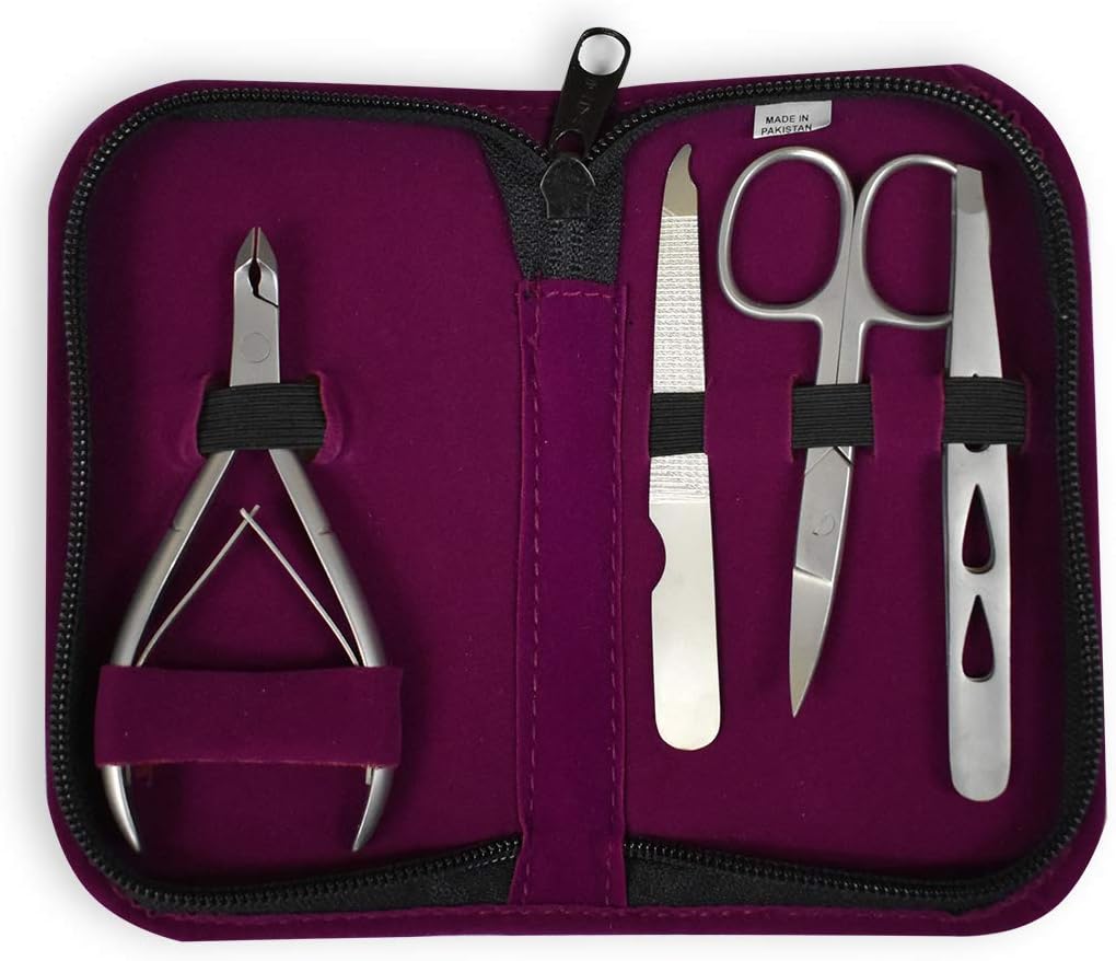 TAIZE - Personal Pedicure Kit - Nail Clipper - Grooming Kit Nail Tools Manicure