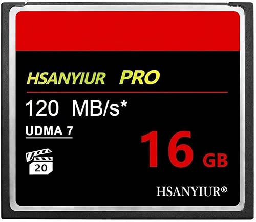 16 GB UDMA de alta velocidad, tarjeta CF original tarjeta de memoria para fotógrafo profesional, videógrafo, entusiasta