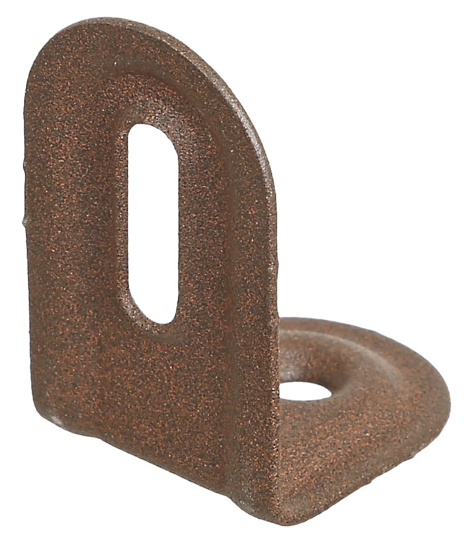 Alberts 823122 DURAVIS® Équerre réglable | emboutie | en noir diamant, à couche duplex | taille 28 x 40 x 22 mm | kit de 50