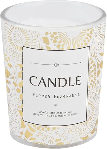 Vela perfumada, vela perfumada de vainilla de aromaterapia con largo tiempo de combustión, vela relajante y calmante para mujeres, cumpleaños, San