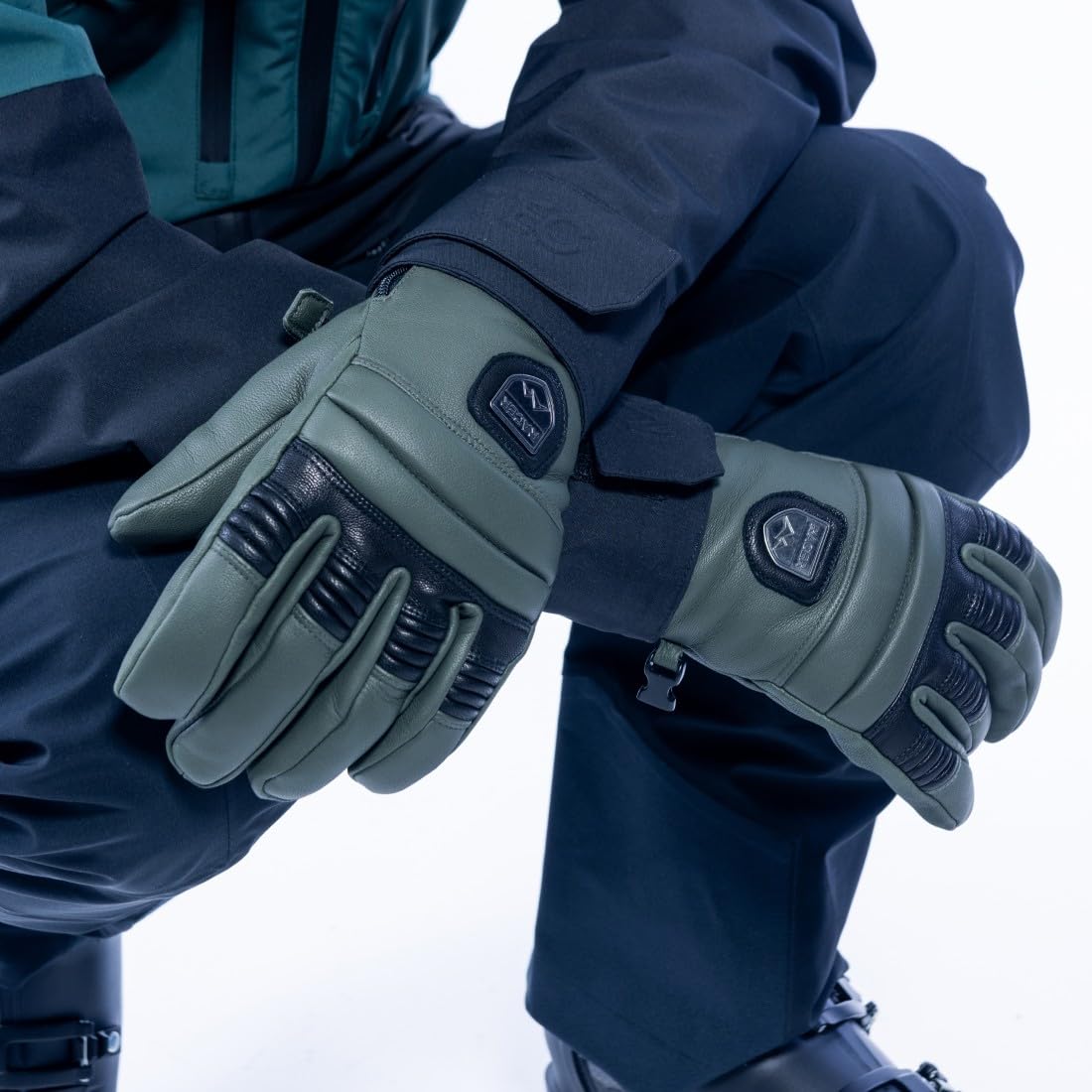 RACER 90 Leather 2 - Męskie rękawice narciarskie