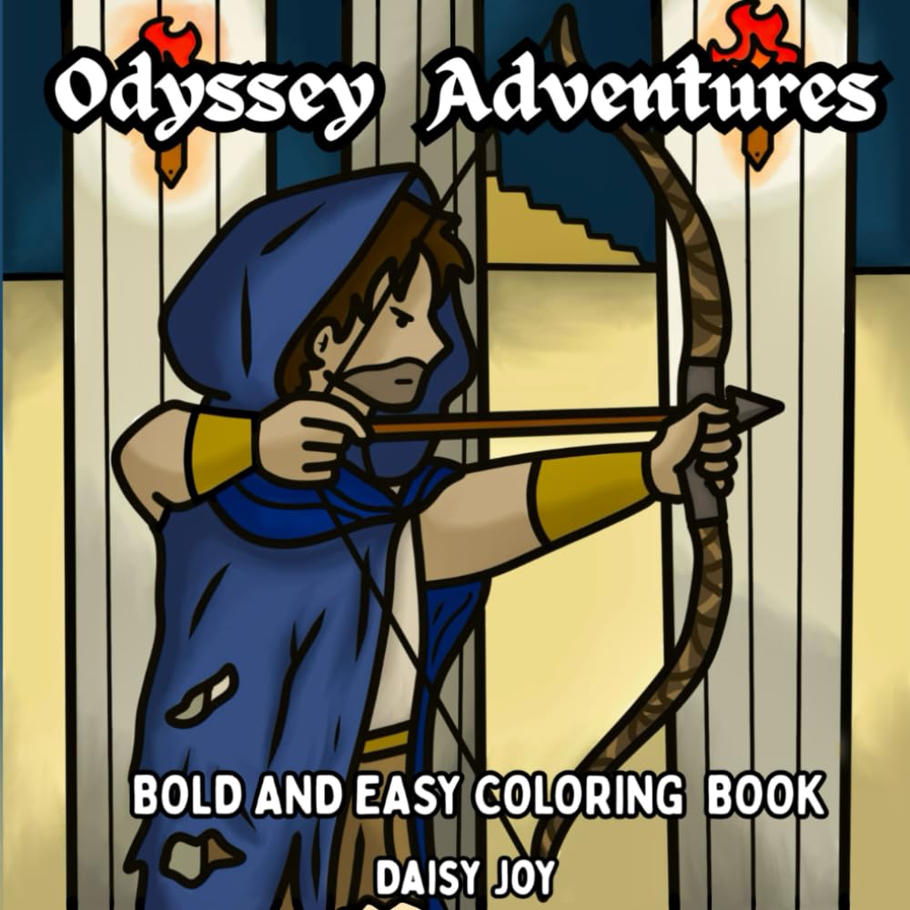 Odyssey Adventures: Bold And Easy Coloring Book