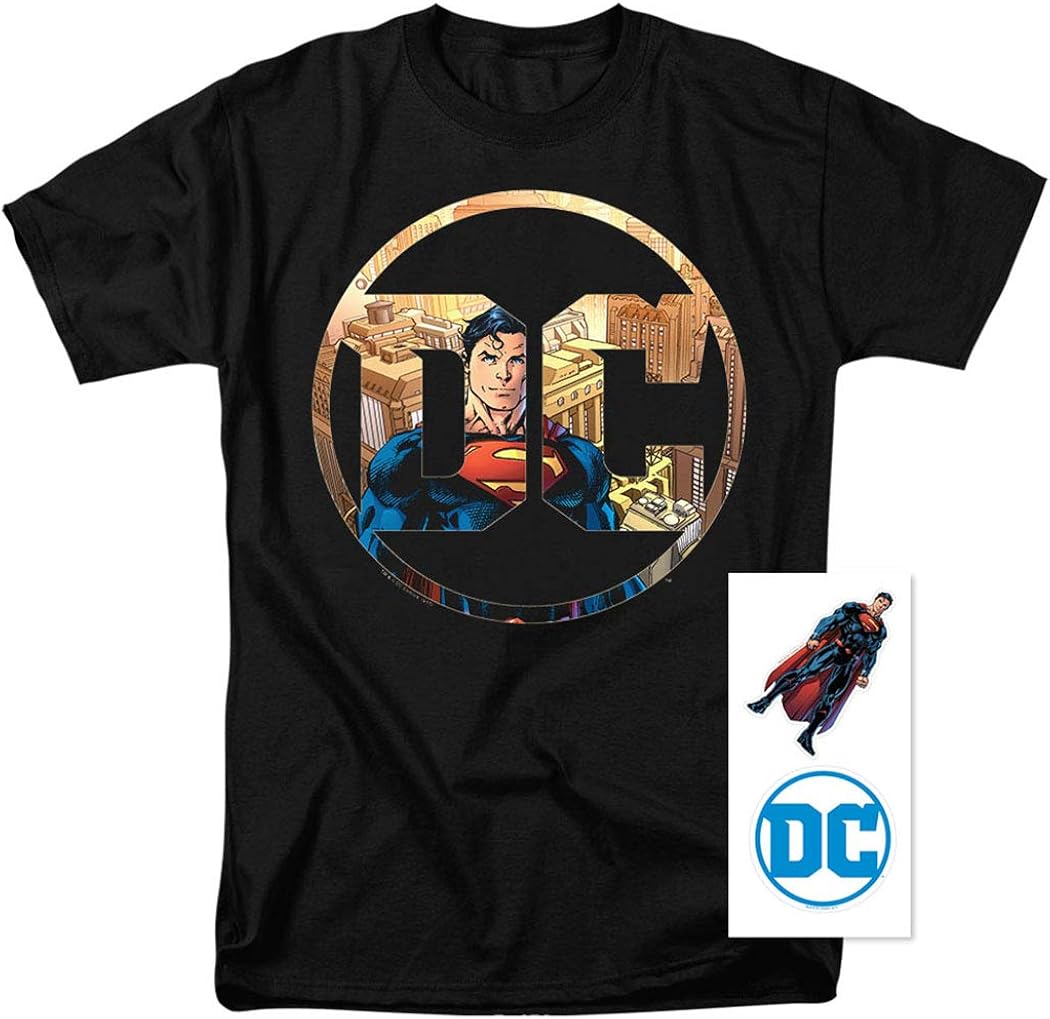 Popfunk Superman Logo T Shirt & Stickers
