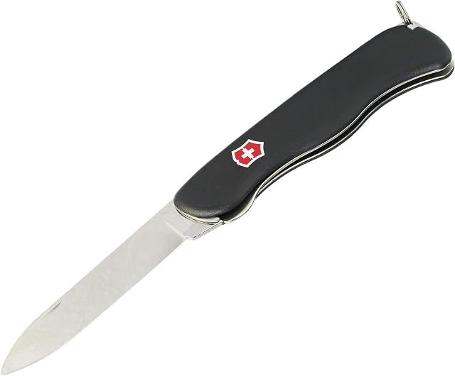 Victorinox Sentinel scyzoryk (4 funkcje, duże ostrze blokujące, lekki) czarny