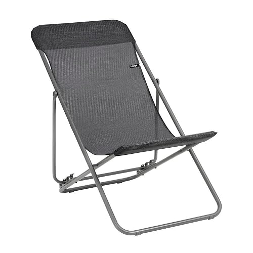 Lafuma - Transat Jardin Pliant Multi-Positions : Largeur 52 cm
