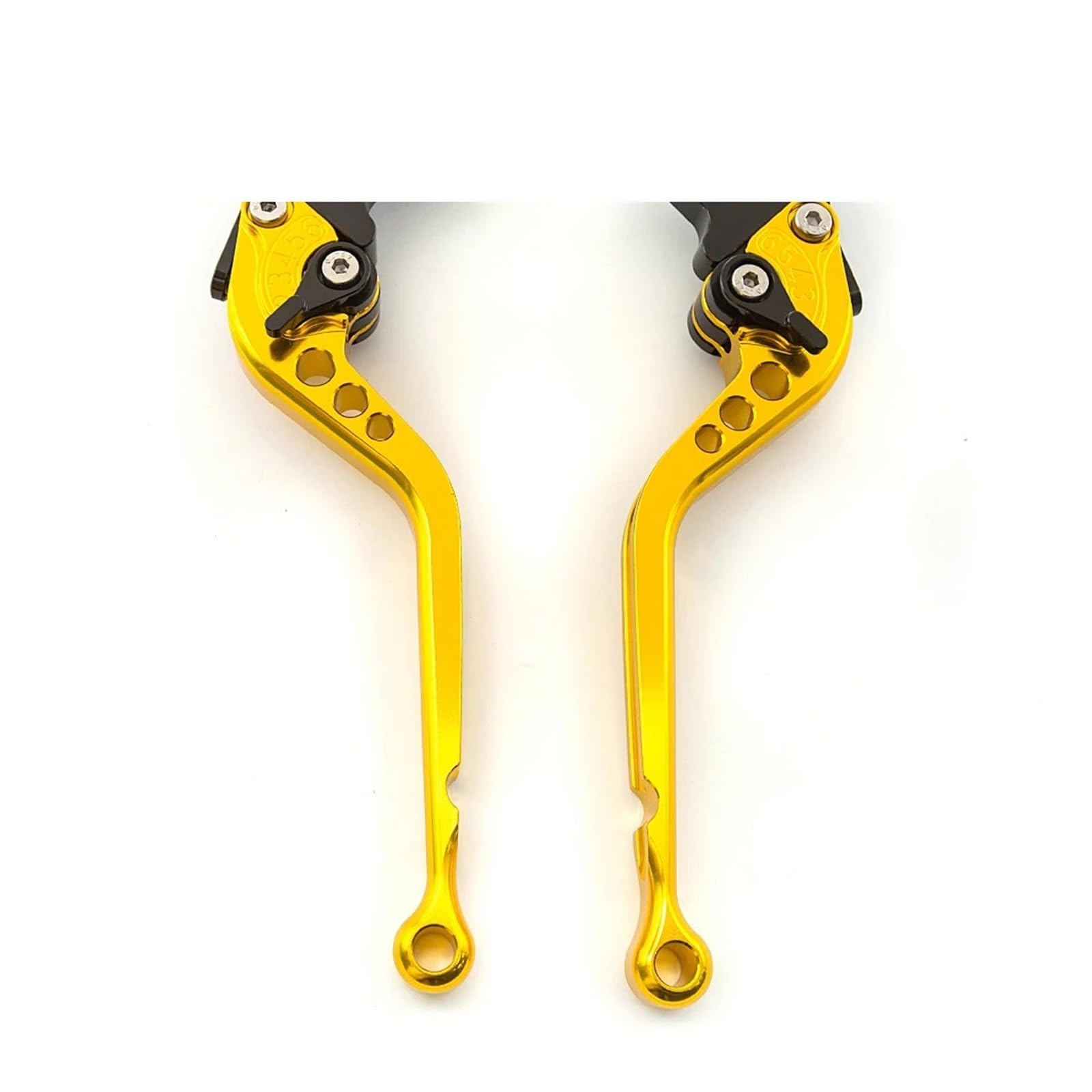 Dajmsuy Long Gold Motorbike Brake Clutch Lever For Fz1 For Fazer Gt Fz6 For S2 For Fz6r Fz8 Xj6 For Diversion For Abs For Fz6-Fazer F-16 Y-688 Motorcycle Brake Clutch Levers
