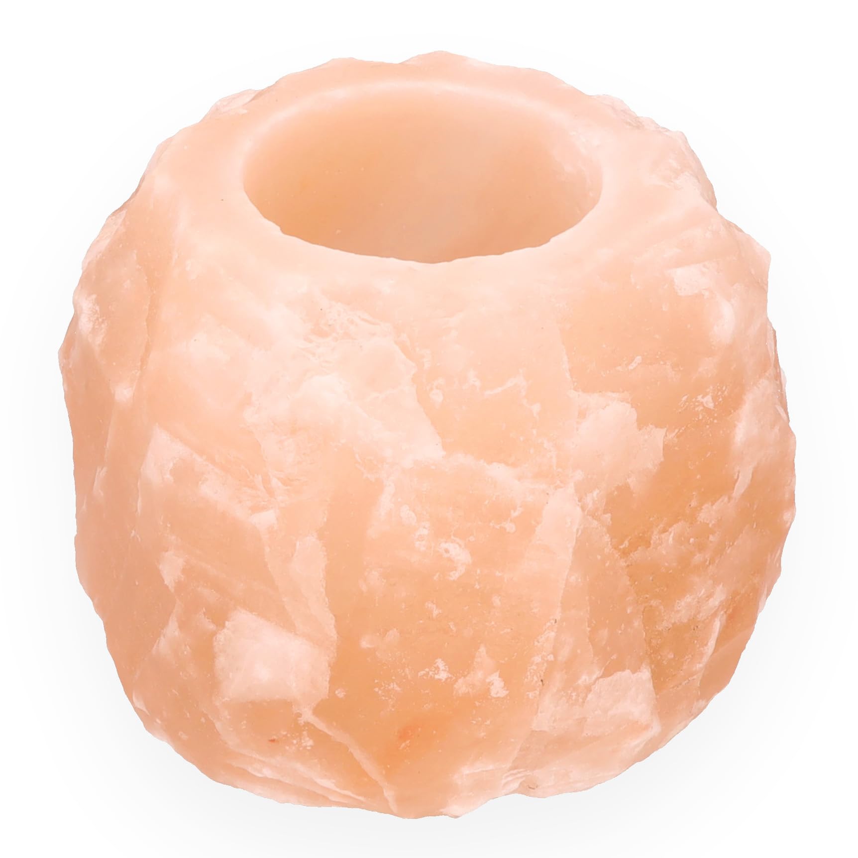 Lebensquelle Plus Lot De 4 Photophores En Cristal De Sel - Bougie