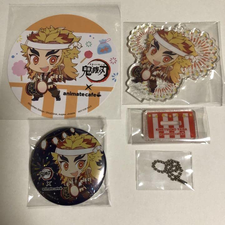 鬼滅の刃 台湾 アニメイト カフェ アニカフェ 缶バッジ 煉獄杏寿郎 希少
