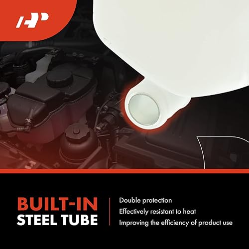 Miniatura 4 de A-Premium Tanque de depósito de recuperación de desbordamiento de refrigerante del motor con tapa compatible con Volvo S60 2001-2009, S80 1999-2006,