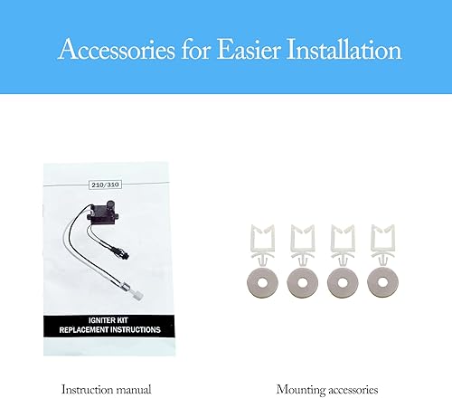 Miniatura 3 de 7642 Botón de encendido de parrilla para Weber Spirit E210 E310 S210 SP310 parrilla de gas con controles frontales superiores, reemplazo de Iginter