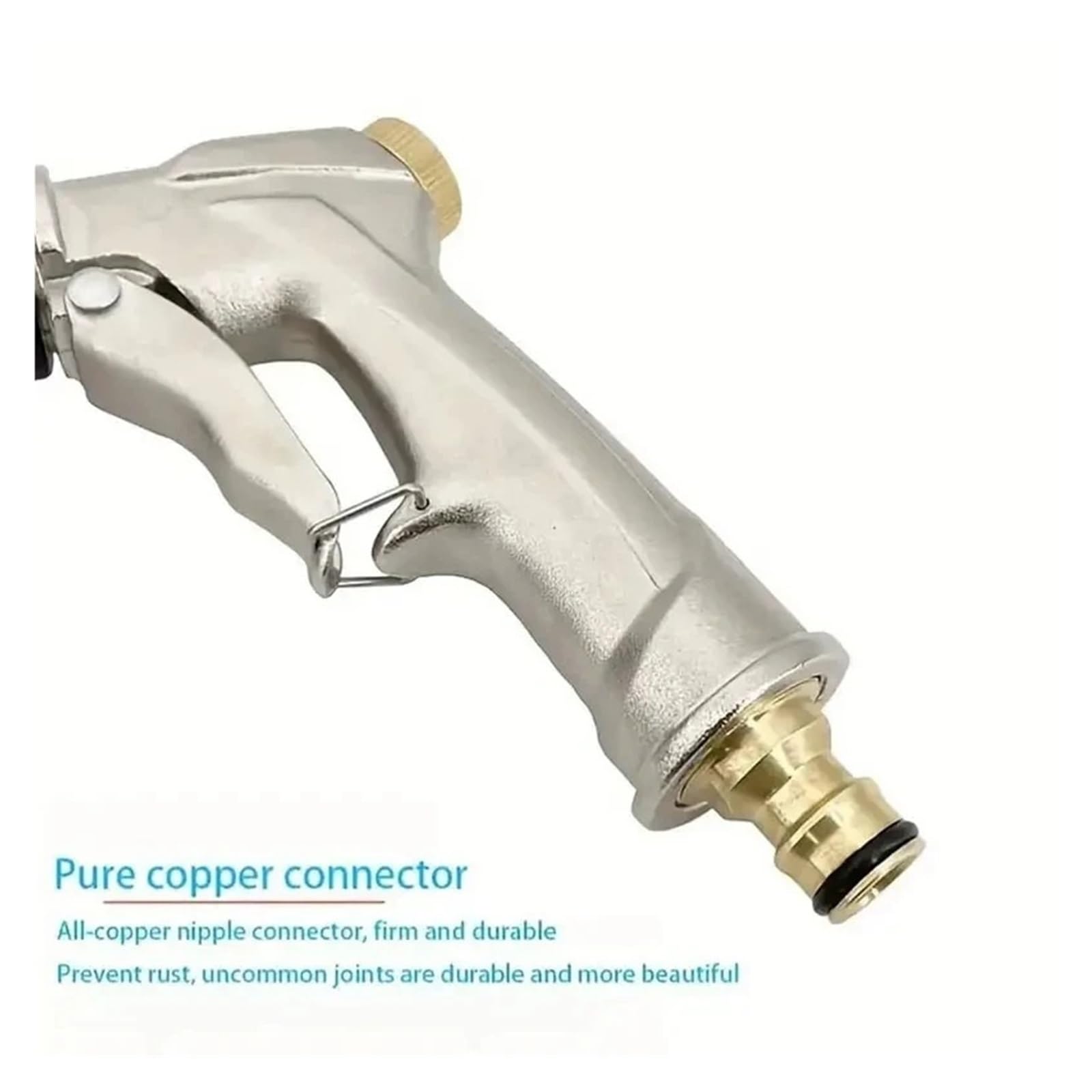 Pistola De Agua Alta Presión Portátil, Limpieza Metales Ajustable, Máquina Lavado Coches, Manguera Riego Jardín, Boquilla Rociadora, Espuma Ahorro De Agua Y Mano De Obra
