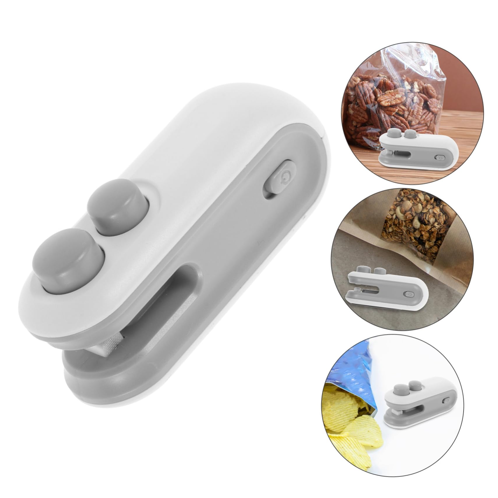PRETYZOOM 5 Piezas Mini Sellador Máquina Selladora De Virutas De Mano Mini Máquina Selladora Mini Máquina De Sellado Sellador De Bolsas De Plástico Componente Electrónico