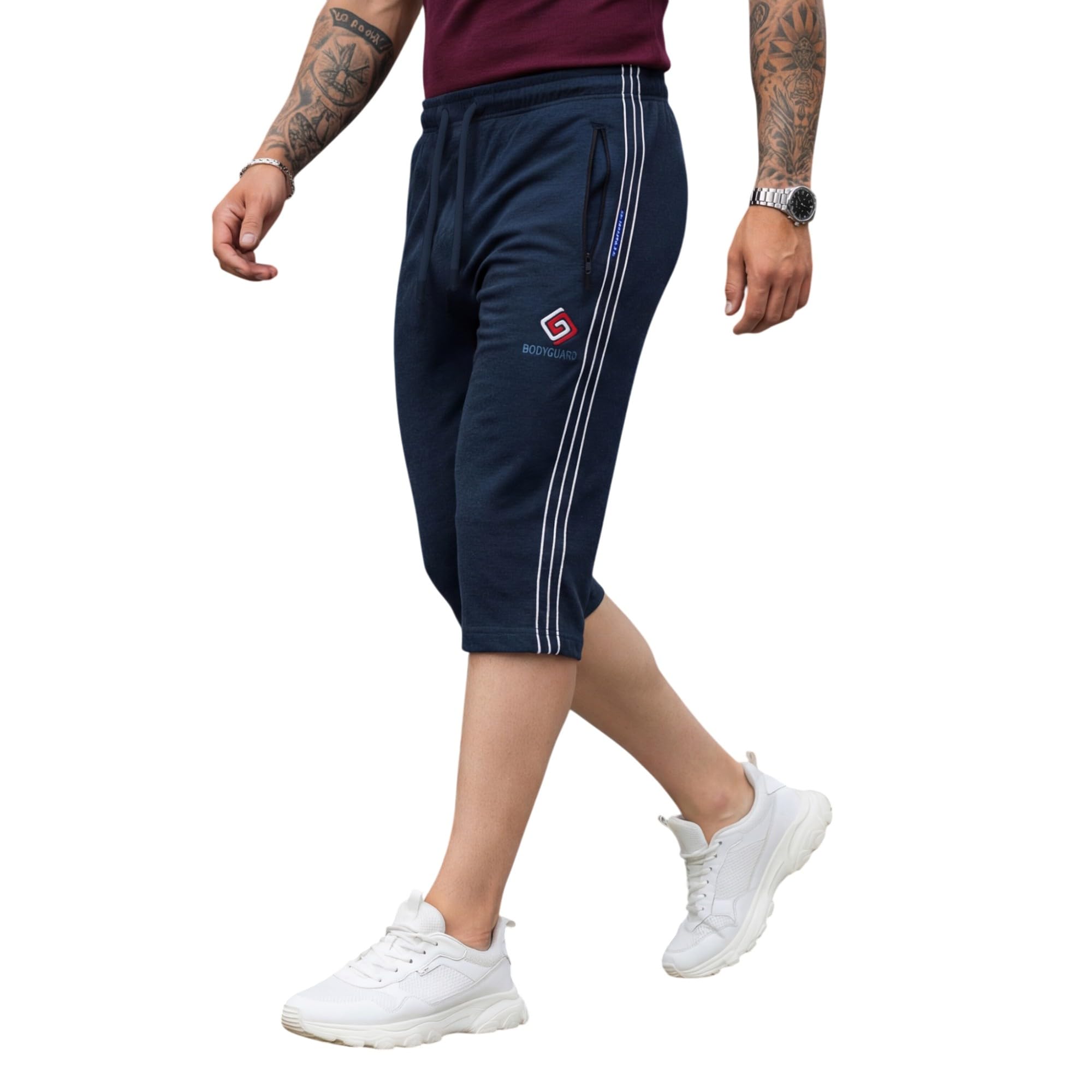 feel track Men's Regular Fit Three Fourth Capri (Pack of 1)-picture-34