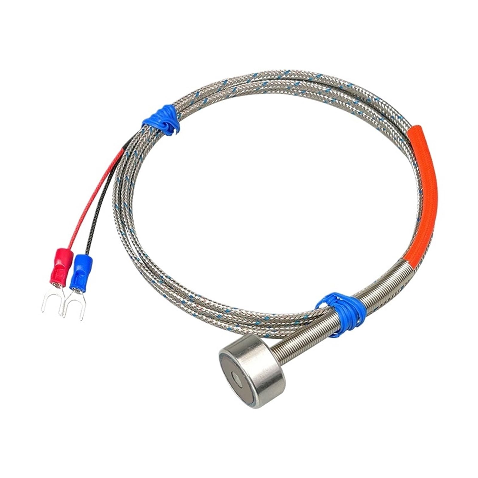 Sensor de temperatura teflón PT100 plateado