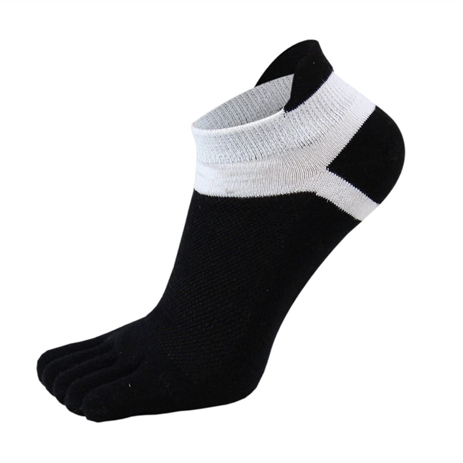 Calcetines for Hombres al Aire Libre Calcetines de algodón Transpirables Deportes Ciclismo Ciclismo Carrito de 1 Dedo Toe Slight Sock Cycling Socks