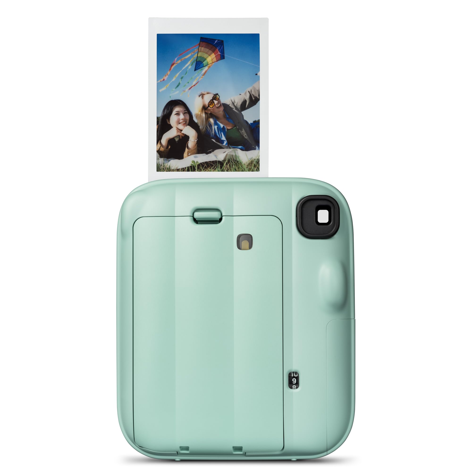 instax mini 13 fotocamera istantanea con flash integrato, specchio selfie, modalità close-up, autoscatto, Lagoon Green