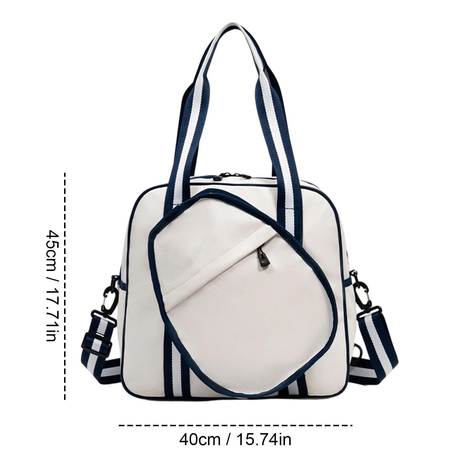 Générique Sac de Pickleball pour la Femme - Porte-Raquette Ajustable - Balluchon de Pickleball Femme | pour Salle De Sport Tennis Hommes Et Femmes Voyage Et Activités De Plein Air Sport Ou Badminton