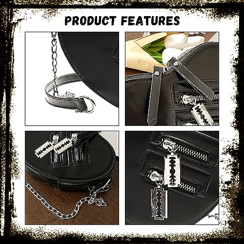 JeVenis Gothic Purse Novelty Purse Gothic Purse Bags Goth Crossbody Bag Gothic Shoulder Bag Gothic Bags Purses Halloween Purse3