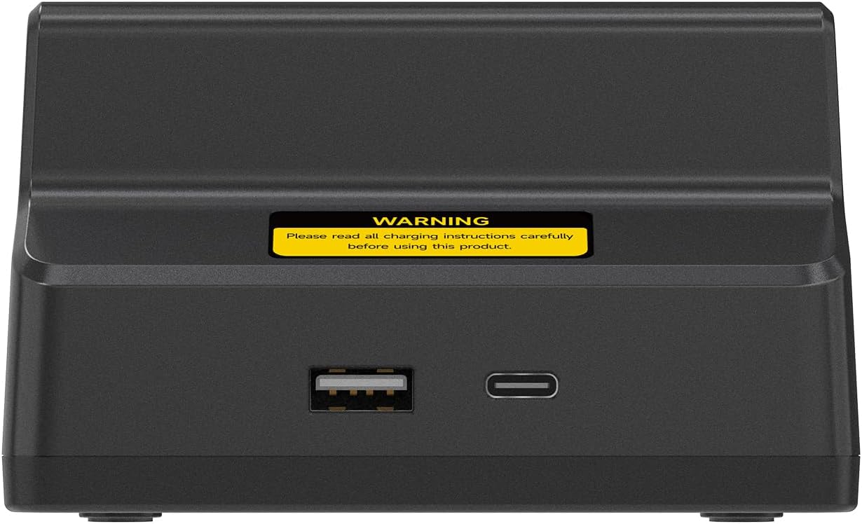 Ulefone Desk Charging Dock for RugKing Rugged Smartphone, Pogo Pin Wireless Charging, Dual Output, 2-in-1 Charger Stand