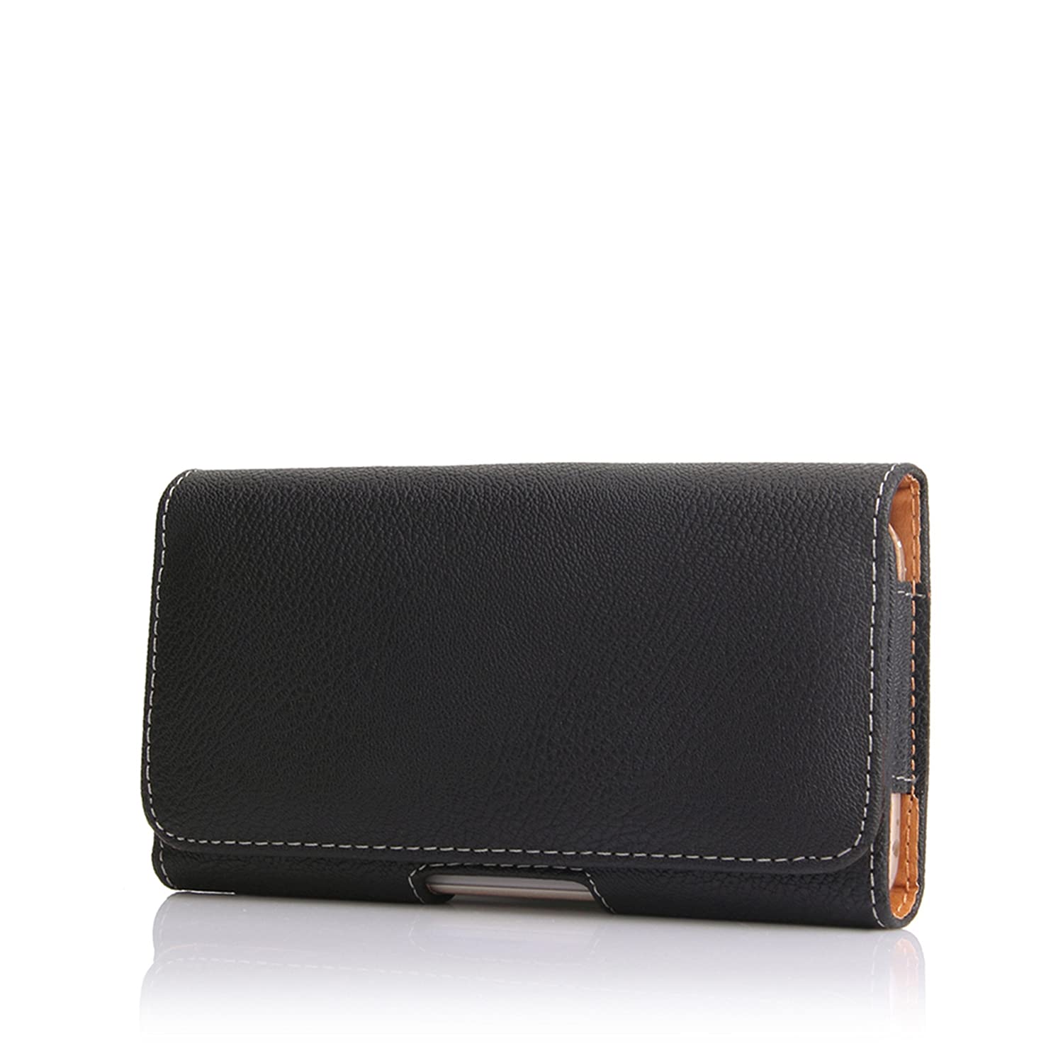 Custodia Orizzontale Moex Con Clip E Magnete Per Xiaomi Redmi Note 10 Pro, In Similpelle Nera, Universale Con Passante - 2