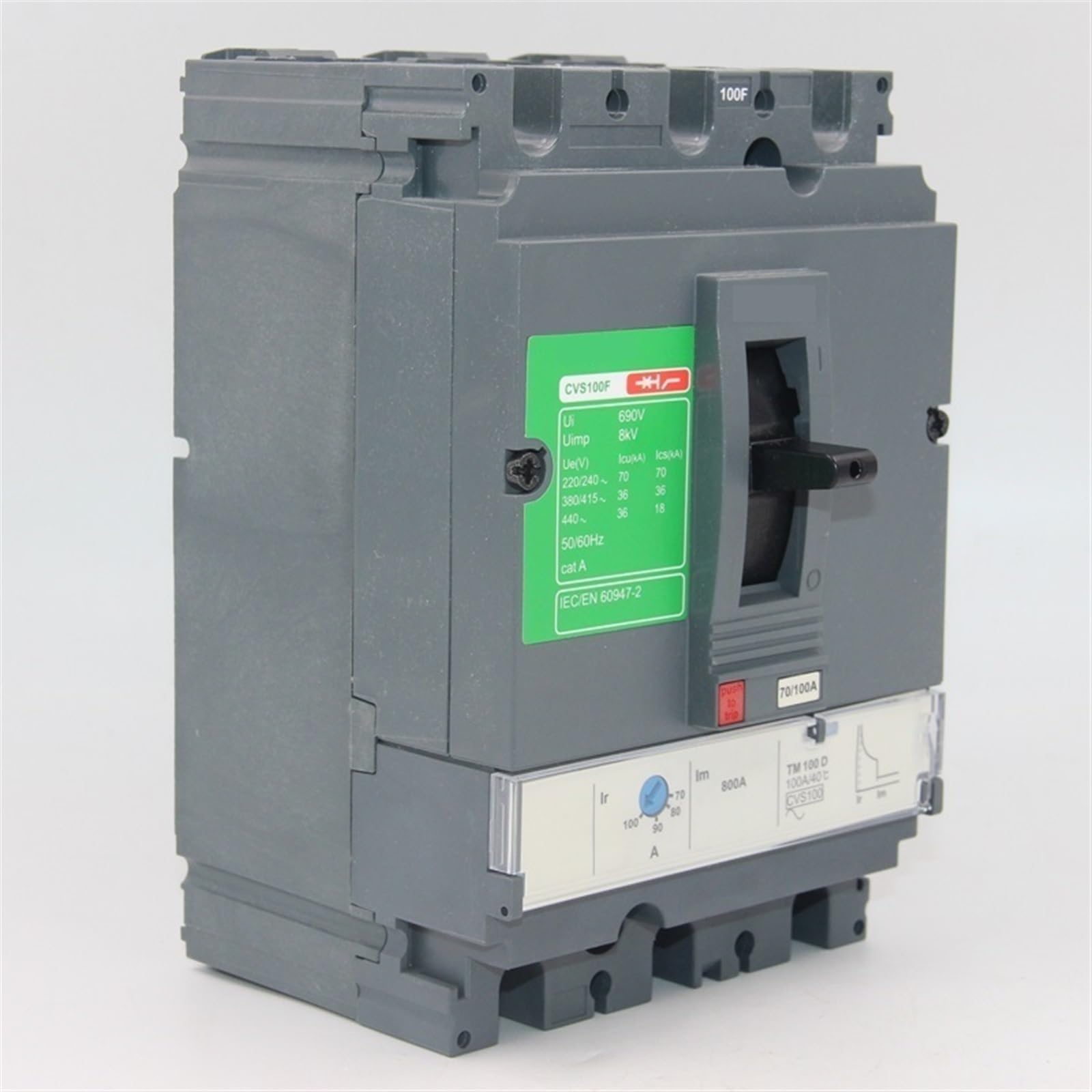 Disjoncteurs électriques à boîtier moulé interrupteur MCCB 3P TMD - 5