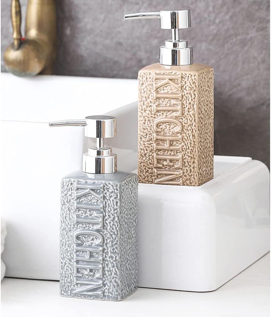 Shampoo da Stampa di Lusso Leggero in Ceramica 350 ml, Decorazione for Bagno, Cucina casa