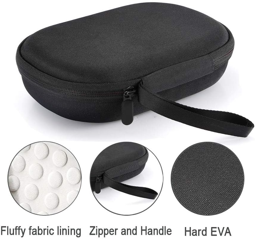 Hard Case for Bose QuietComfort 35 (Series II), QC35, QC25, QC15 Wireless Headphones Accessories. Travel Carrying Storage Bag - Black - Image 4