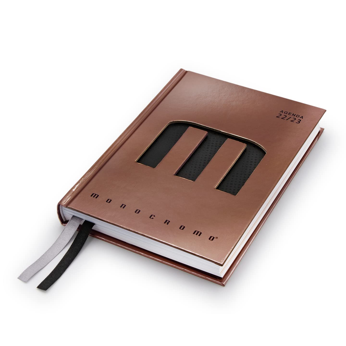 PignaDiary Agenda Monochrome Mood 2022/2023 Pink metallic