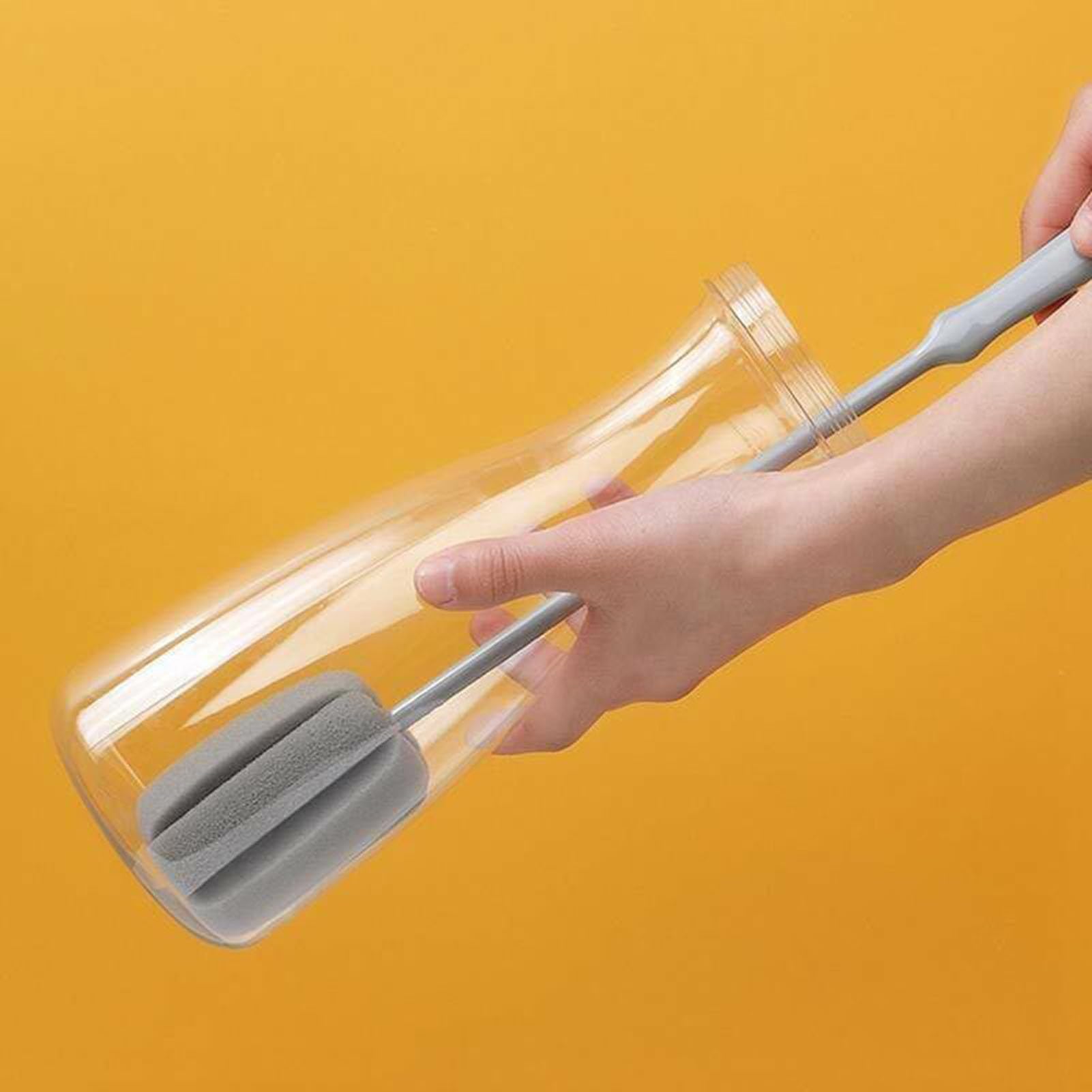 Spazzola Per Bottiglie Con Manico Lungo - Per Pulire Biberon E Contenitori Stretti - Foto 3